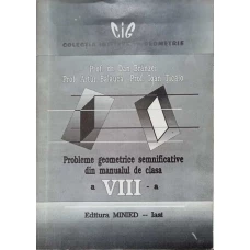 PROBLEME GEOMETRICE SEMNIFICATIVE DIN MANUALUL DE CLASA A VIII-A