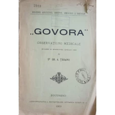 GOVORA. OBSERVATIUNI MEDICALE