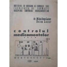 CONTROLUL MEDICAMENTELOR. CURS