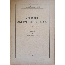 ANUARUL ARHIVEI DE FOLKLOR VOL. VII 