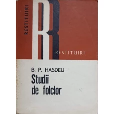 STUDII DE FOLCLOR