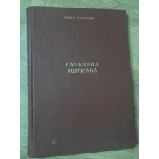PARTITURA OPERA. CAVALLERIA RUSTICANA. MELODRAMMA IN UN ATTO