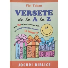 VERSETE DE LA A LA Z. JOCURI BIBLICE