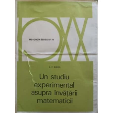 UN STUDIU EXPERIMENTAL ASUPRA INVATARII MATEMATICII