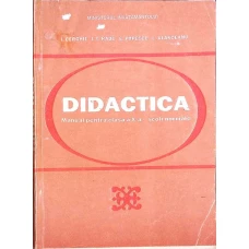 DIDACTICA, MANUAL PENTRU CLASA A X-A