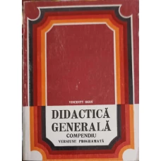 DIDACTICA GENERALA. COMPENDIU VERSIUNE PROGRAMATA