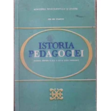 ISTORIA PEDAGOGIEI MANUAL PENTRU CLASA A XII-A
