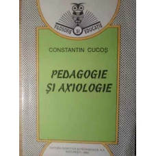 PEDAGOGIE SI AXIOLOGIE