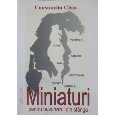 MINIATURI PENTRU BUZUNARUL DIN STANGA. POEZII