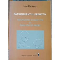 RATIONAMENTUL DEDUCTIV. MECANISME COGNITIVE SI ANALIZA DE ERORI