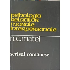 PSIHOLOGIA RELATIILOR MORALE INTERPERSONALE