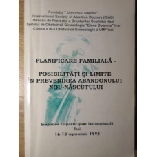 PLANIFICAREA FAMILIALA. POSIBILITATI SI LIMITE IN PREVENIREA ABANDONULUI NOU-NASCUTULUI