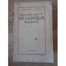 QUELQUES ASPECTS DE L'AMOUR MODERNE
