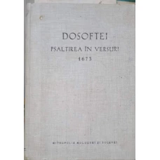 PSALTIREA IN VERSURI 1673. EDITIE CRITICA DE N. A. URSU