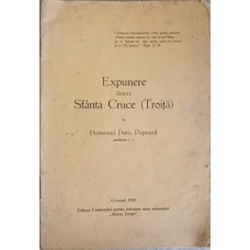 EXPUNERE DESPRE SFANTA CRUCE (TROITA)