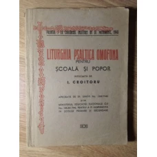 LITURGHIA PSALTICA OMOFONA PENTRU SCOALA SI POPOR