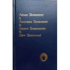 NOUL TESTAMENT IN 4 LIMBI: ENGLEZA, FRANCEZA, GERMANA, ITALIANA