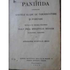 PANIHIDA CUPRINZAND SFINTELE SLUJBE DE INMORMANTARE SI POMENIRE