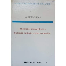 DIMENSIUNEA EPISTEMOLOGICA A INTEROGARII EXISTENTEI SOCIALE A OAMENILOR