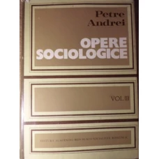 OPERE SOCIOLOGICE VOL.3 SOCIOLOGIE GENERALA