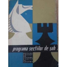 PROGRAMA SECTIILOR DE SAH