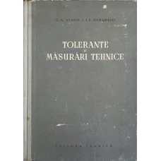 TOLERANTE SI MASURARI TEHNICE