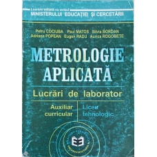 METROLOGIE APLICATA. LUCRARI DE LABORATOR