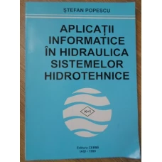 APLICATII INFORMATICE IN HIDRAULICA SISTEMELOR HIDROTEHNICE