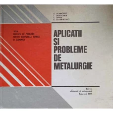APLICATII SI PROBLEME DE METALURGIE