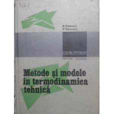 METODE SI MODELE IN TERMODINAMICA TEHNICA