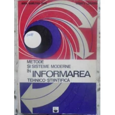 METODE SI SISTEME MODERNE IN INFORMAREA TEHNICO-STIINTIFICA