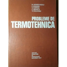 PROBLEME DE TERMOTEHNICA