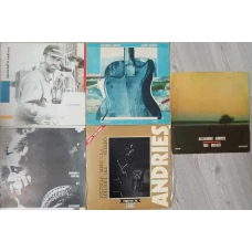LOT 6 DISCURI VINIL ALEXANDRU ANDRIES: STRICT SECRET, AZI, DESPRE DISTANTE, TREI OGLINZI, VECINELE MELE 1, 2, 3 VOL.1-2