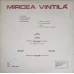 MIRCEA VINTILA: UN CUVANT, DOR DE PRIMAVARA ETC.