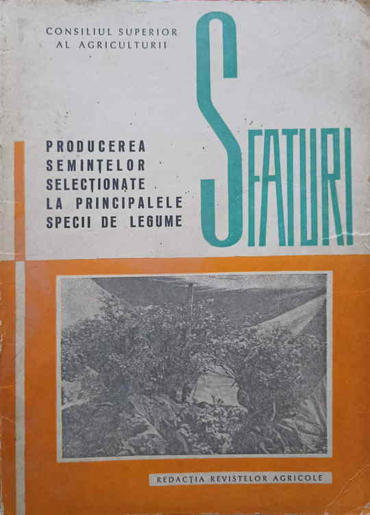 Vezi detalii pentru Sfaturi Privind Producerea Semintelor Selectionate La Principalele Specii De Legume