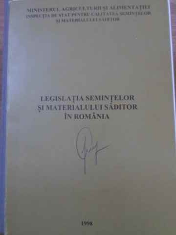 Legislatia Semintelor Si Materialului Saditor In Romania