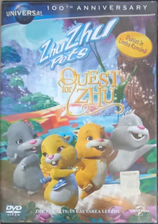 Dvd Zhuzhu Pets. Quest For Zhu. Zhu Zhu Pets: In Cautarea Lui Zhu