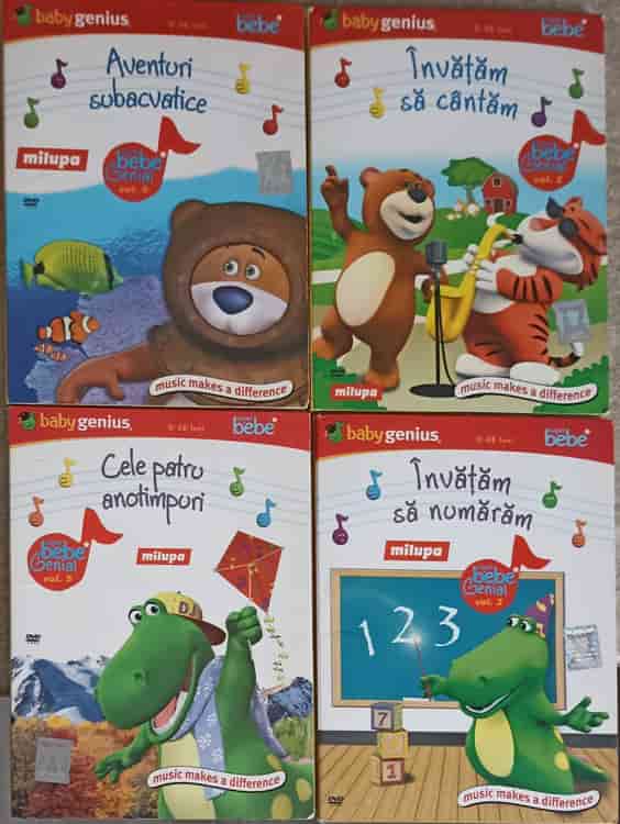 Set 4 Dvd-uri Milupa, Nutritie Echilibrata Pentru O Crestere Sanatoasa