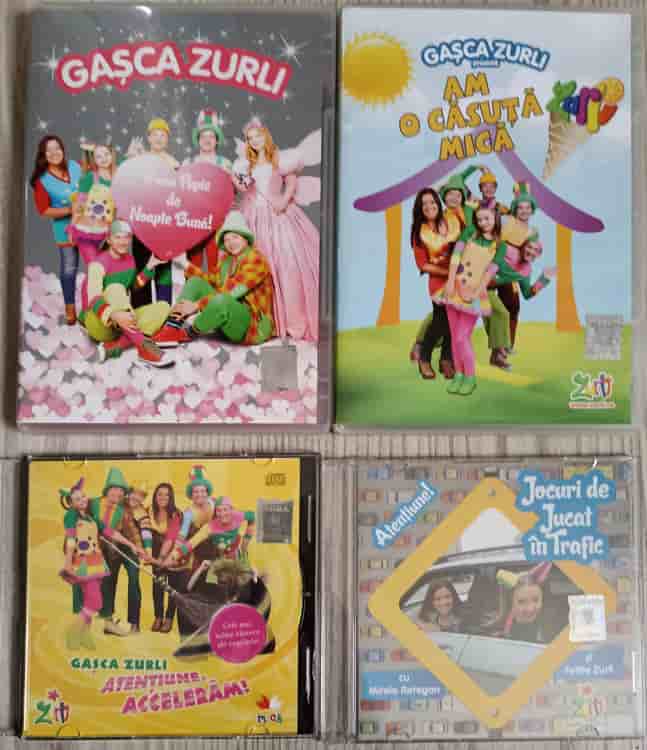 Vezi detalii pentru Set 2 Dvd-uri + 2 Cd-uri Gasca Zurli