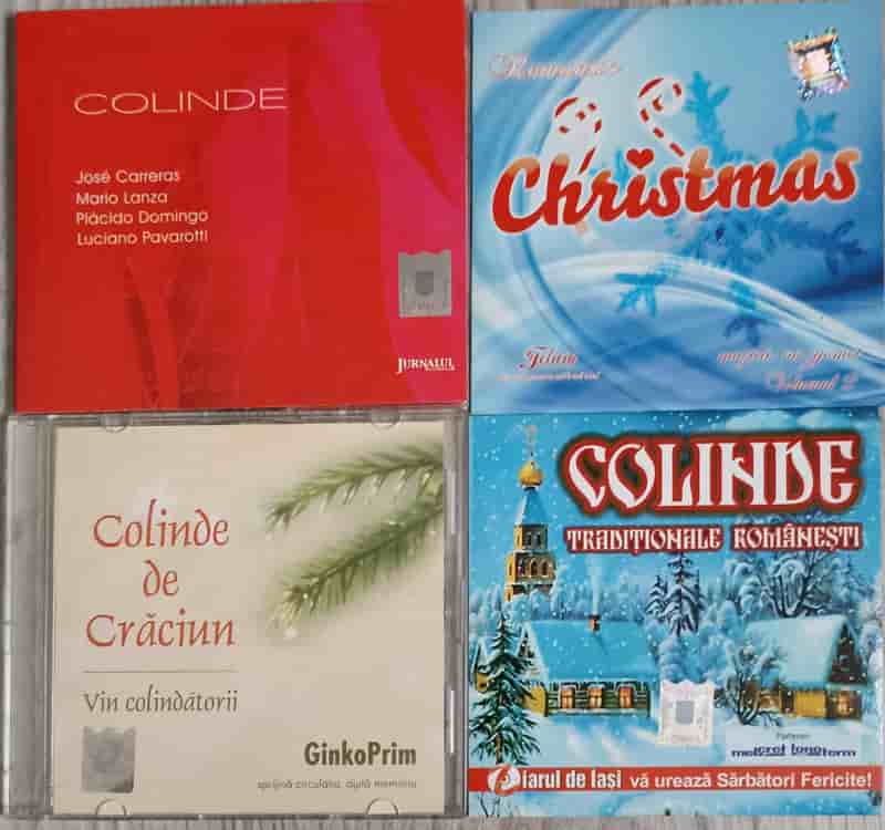 Set 4 Cd-uri Colinde Romanesti Si Internationale