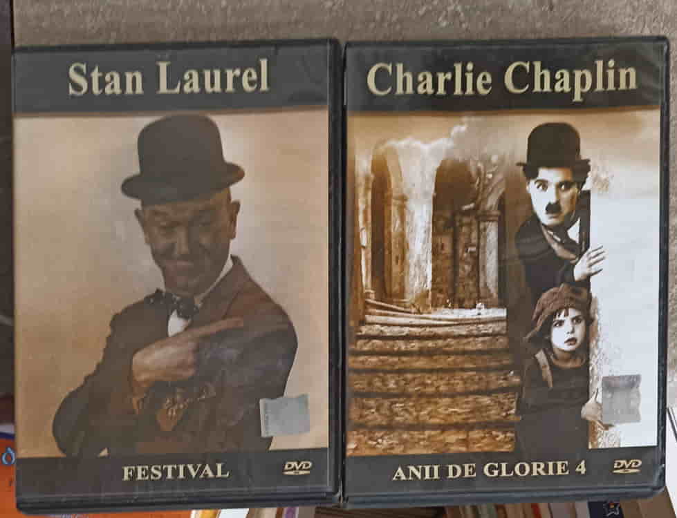 Vezi detalii pentru Set 2 Dvd-uri: Charlie Chaplin, Stan Laurel