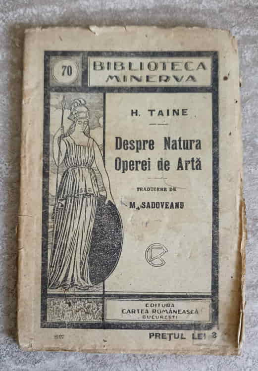 Despre Natura Operei De Arta