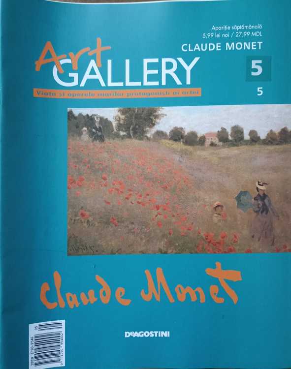 Vezi detalii pentru Revista Art Gallery Nr.5 Claude Monet