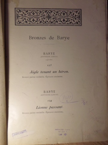 Vezi detalii pentru Bronzes De Barye. Bronze Patine Medaille. Epreuve Ancienne (album Alb-negru)