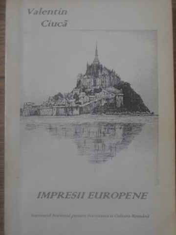 Impresii europene (cu dedicatia autorului)