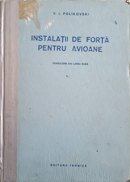 Vezi detalii pentru Instalatii De Forta Pentru Avioane