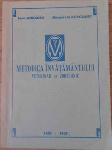 Metodica Invatamantului Veterinar Si Zootehnic