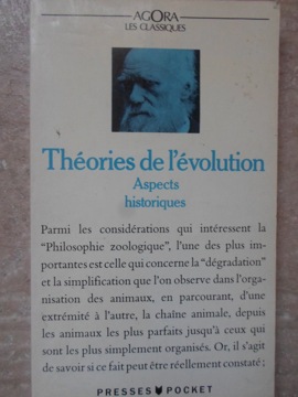 Theories de l'evolution. aspects historiques