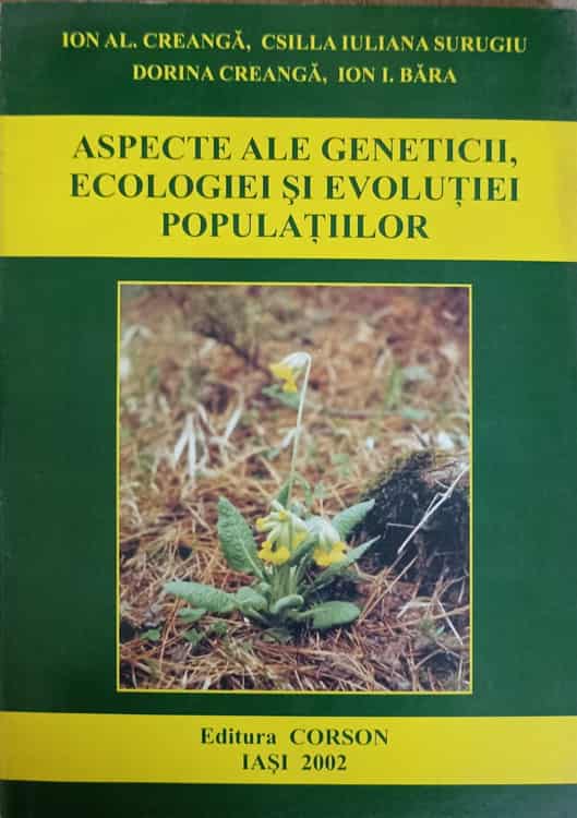 Aspecte Ale Geneticii, Ecologiei Si Evolutiei Populatiilor