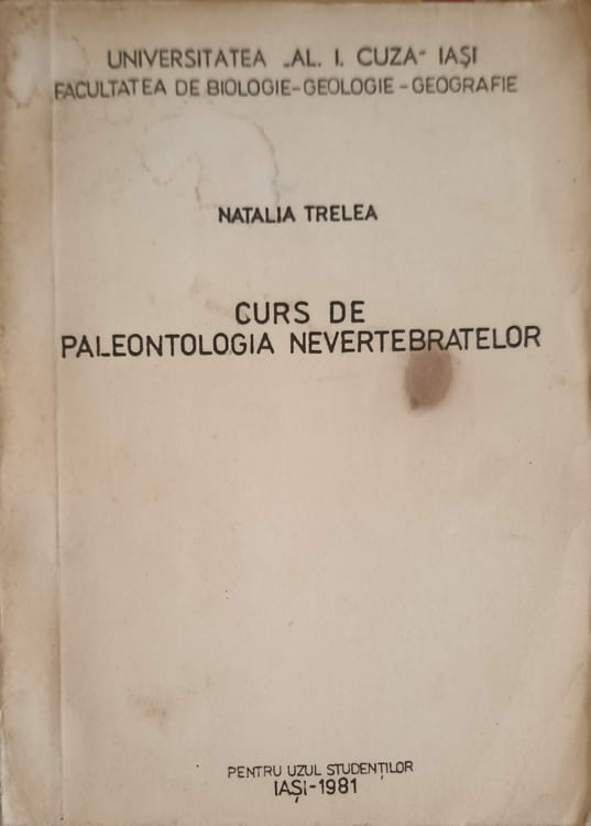 Vezi detalii pentru Curs De Paleontologia Nevertebratelor